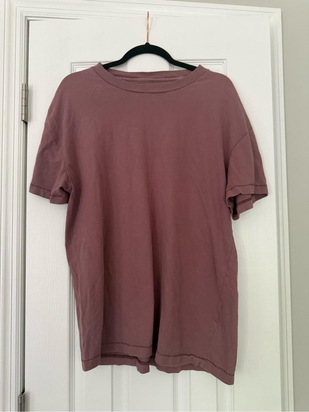 Abercrombie & Fitch Mauve Short Sleeve Crewneck T-Shirt